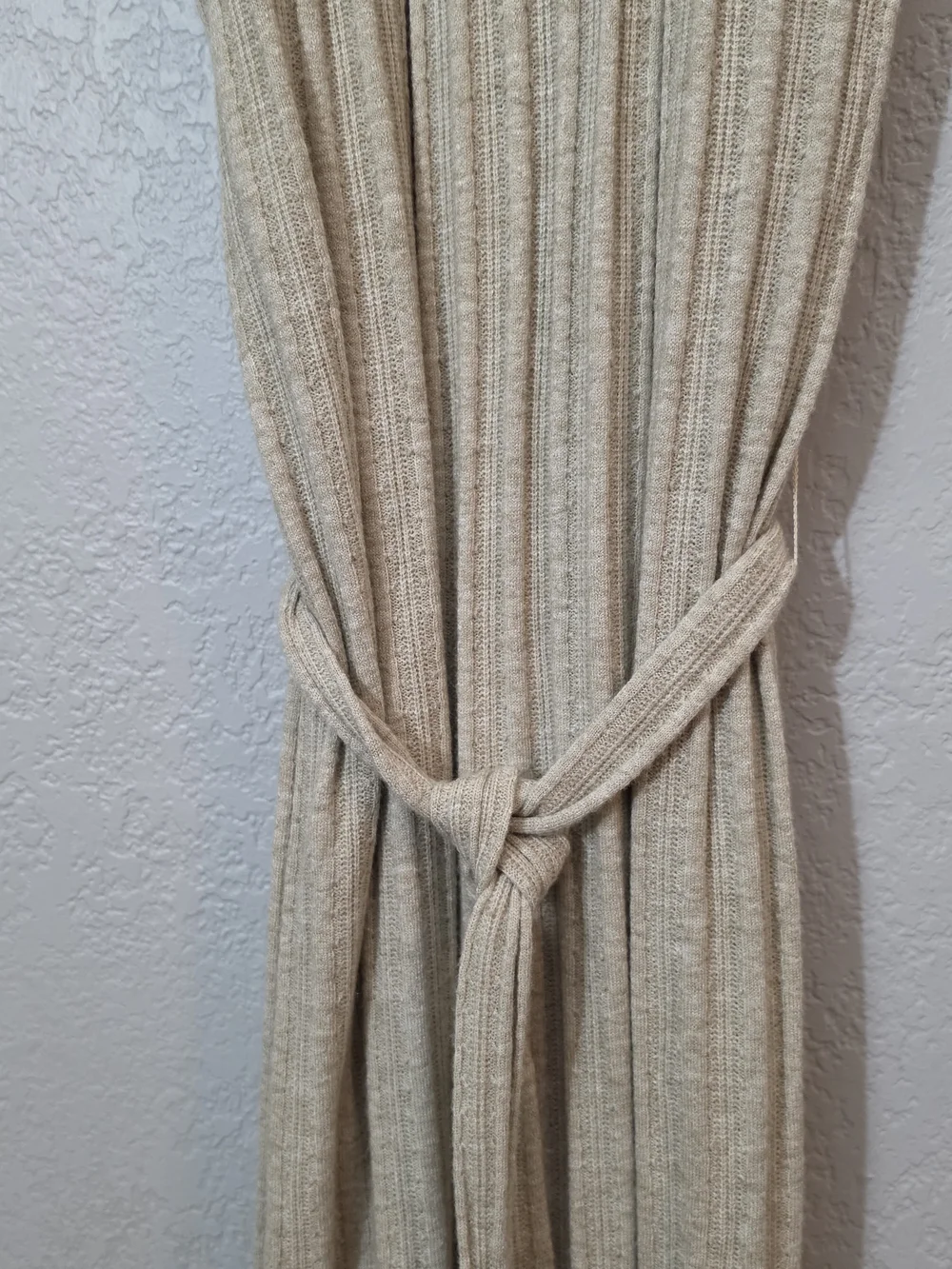 NWT Anthropologie/Amadi Caroline Knit Halter Maxi Dress In Oatmeal Womens M - Picture 7 of 16